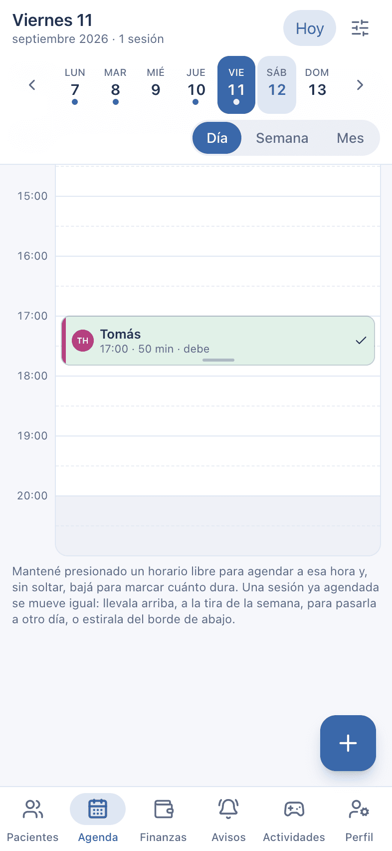 Captura: Vista Día