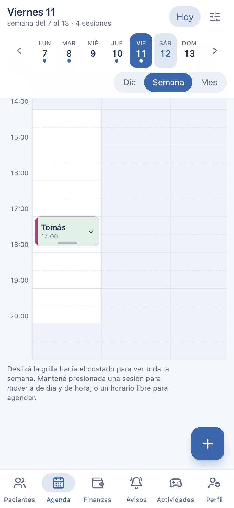 Captura: Vista Semana