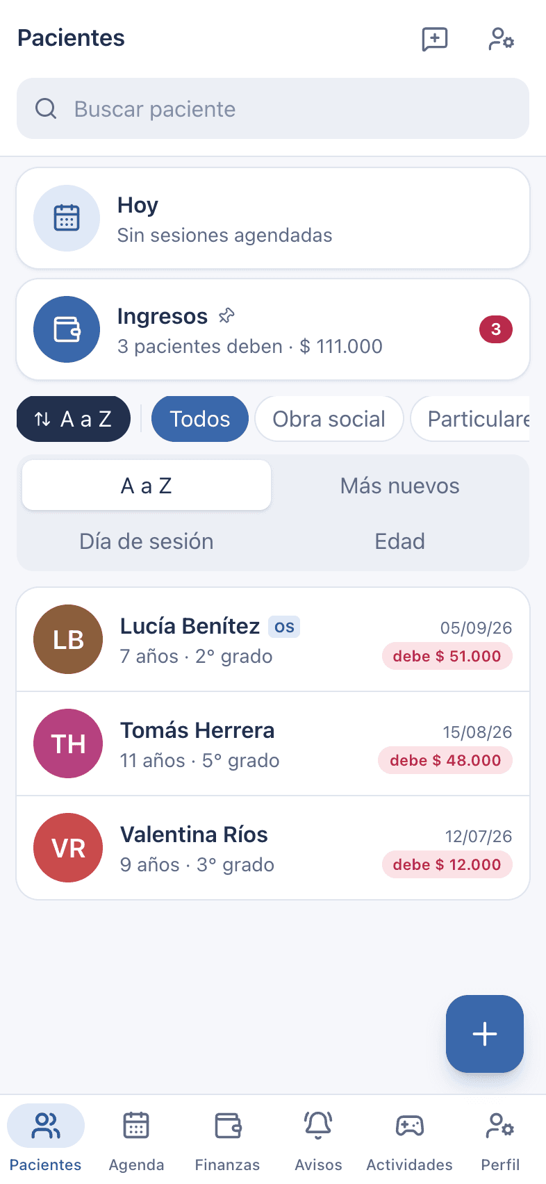 Captura: Cambiar el orden